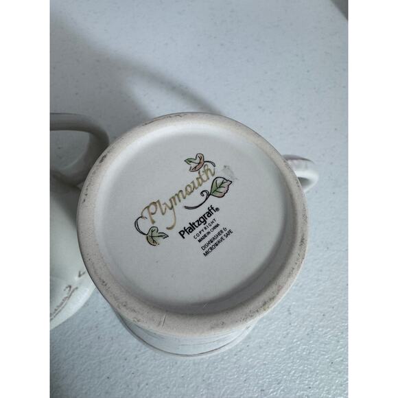 "PFALTZGRAFF" PLYMOUTH SET OF 2 Mugs Fall Coffee TEA - Picture 8 of 8